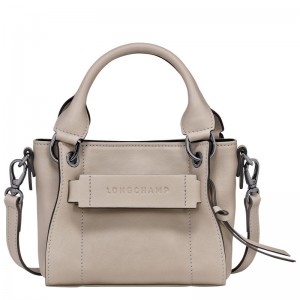 Beige Longchamp 3D Xs Women Handbag | US-815BIFJMG