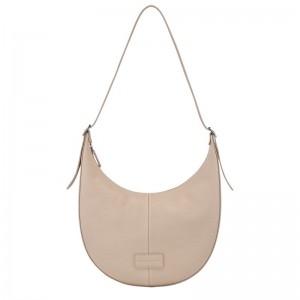 Beige Longchamp Essential L Women Crossbody Bag | US-936HTKCRX