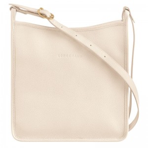 Beige Longchamp Le Foulonné M Women Crossbody Bag | US-945GIWRZD