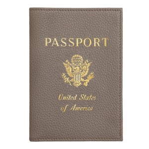 Beige Longchamp Le Foulonné Men Passport Holder | US-913SHQVZJ