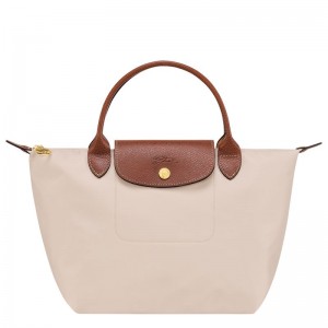 Beige Longchamp Le Pliage Original S Women Handbag | US-695IMFSHE