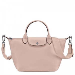 Beige Longchamp Le Pliage Xtra S Women Handbag | US-679ZNFPUO
