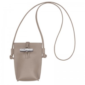Beige Longchamp Le Roseau Women Phone Case | US-809BYDXGF