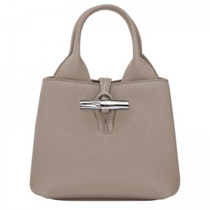 Beige Longchamp Le Roseau Xs Women Handbag | US-736WOKLVR