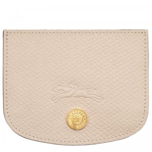 Beige Longchamp Épure Men Card Holder | US-310LFQUSW