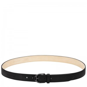 Black Longchamp 3D Women Belt | US-149BMDQCW
