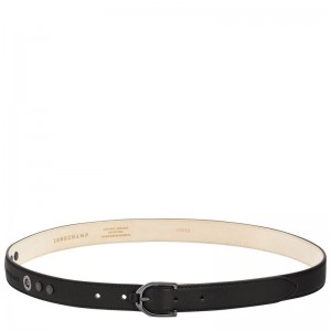 Black Longchamp 3D Women Belt | US-628IXMAZG
