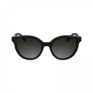 Black Longchamp Acetate Women Sunglasses | US-197FNYABU