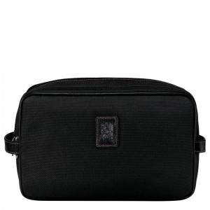 Black Longchamp Boxford Men Toiletry Bags | US-983KODINL