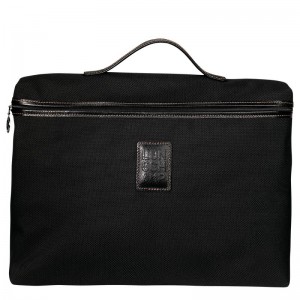 Black Longchamp Boxford S Men Briefcase | US-683SMYHNG