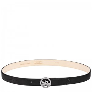 Black Longchamp La Médaille Women Belt | US-238VOJIUQ