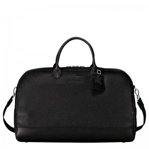 Black Longchamp Le Foulonné L Men Travel Bag | US-231RGTYFW