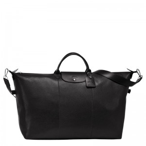 Black Longchamp Le Foulonné L Men Travel Bag | US-056XFWCKS