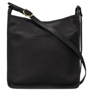 Black Longchamp Le Foulonné M Women Crossbody Bag | US-251HVXGJC