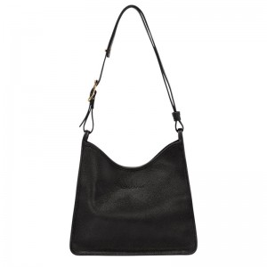 Black Longchamp Le Foulonné M Women Hobo Bag | US-564VNIQWG
