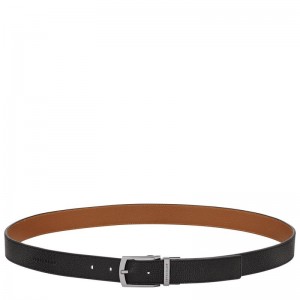 Black Longchamp Le Foulonné Men Belt | US-104TANQZJ