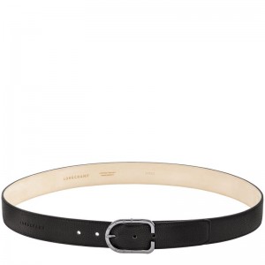 Black Longchamp Le Foulonné Men Belt | US-972PJOECU