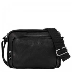 Black Longchamp Le Foulonné S Camera Men Crossbody Bag | US-547EBGJHL