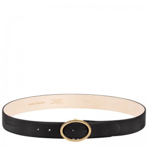 Black Longchamp Le Foulonné Women Belt | US-921SVTZMH