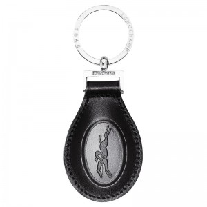 Black Longchamp Le Foulonné Women Key Rings | US-625OANEWR