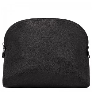 Black Longchamp Le Foulonné Women Toiletry Bags | US-268RZVBMU