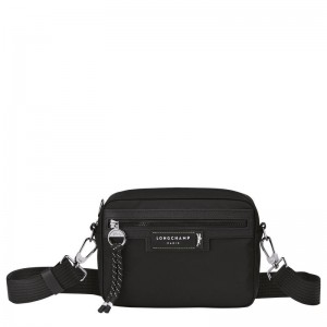 Black Longchamp Le Pliage Energy S Camera Men Crossbody Bag | US-695KXIPNB