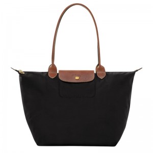 Black Longchamp Le Pliage Original L Women Tote Bag | US-302OVQFAN