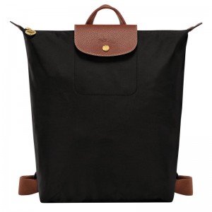 Black Longchamp Le Pliage Original M Women Backpack | US-103ILNBJM