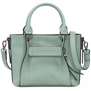 Blue Green Longchamp 3D S Women Handbag | US-690GKCFTQ