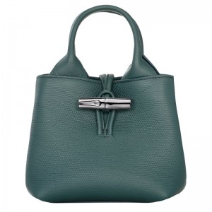 Blue Green Longchamp Le Roseau Xs Women Handbag | US-254BLTDOE