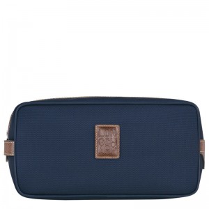 Blue Longchamp Boxford Men Toiletry Bags | US-536QXLZWF