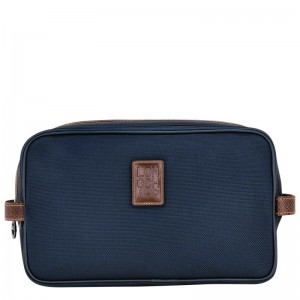 Blue Longchamp Boxford Women Toiletry Bags | US-298HLODNQ
