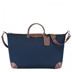 Blue Longchamp Boxford Xl Men Travel Bag | US-034PUXHVS