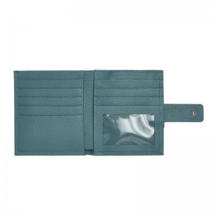 Blue Longchamp Le Foulonné Compact Women Wallet | US-048DLSNRJ