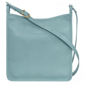 Blue Longchamp Le Foulonné M Women Crossbody Bag | US-237ICGHAS