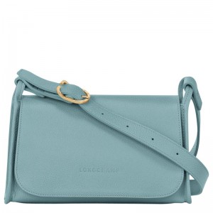 Blue Longchamp Le Foulonné M Women Crossbody Bag | US-643XDEPJF