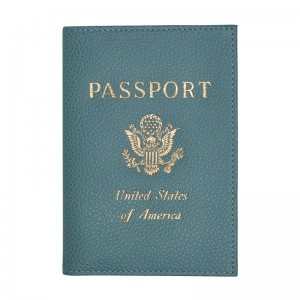 Blue Longchamp Le Foulonné Men Passport Holder | US-346RSGPCD