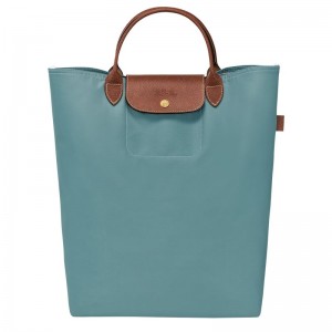 Blue Longchamp Le Pliage Original M Women Tote Bag | US-762MTUPDH