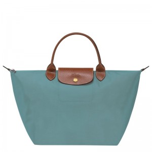 Blue Longchamp Le Pliage Original M Women Handbag | US-304VDWNKO