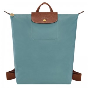 Blue Longchamp Le Pliage Original M Women Backpack | US-856UOBNES