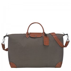 Brown Longchamp Boxford Xl Men Travel Bag | US-659CKHYXQ