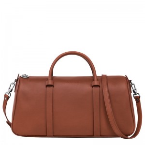 Brown Longchamp Daylong L Women Handbag | US-532YGWQFB