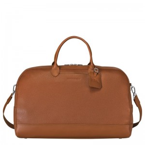 Brown Longchamp Le Foulonné L Men Travel Bag | US-624TUOHMK
