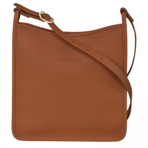 Brown Longchamp Le Foulonné M Women Crossbody Bag | US-650QCZIDV