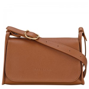 Brown Longchamp Le Foulonné M Women Crossbody Bag | US-021DFAKRV
