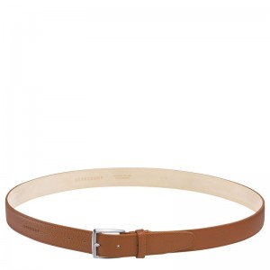 Brown Longchamp Le Foulonné Men Belt | US-082VFIJTB