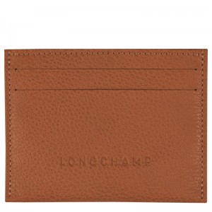 Brown Longchamp Le Foulonné Men Card Holder | US-206LDATFG