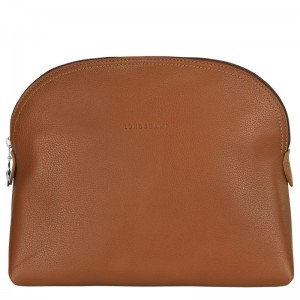 Brown Longchamp Le Foulonné Women Toiletry Bags | US-978STBMHU