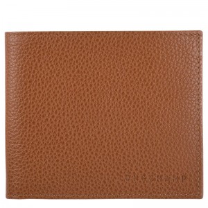 Brown Longchamp Le Foulonné Women Wallet | US-654GAVZPL