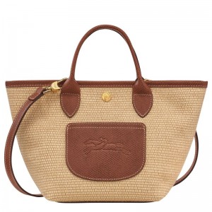 Brown Longchamp Le Pliage Collection Xs Basket Women Tote Bag | US-469UTMCXV
